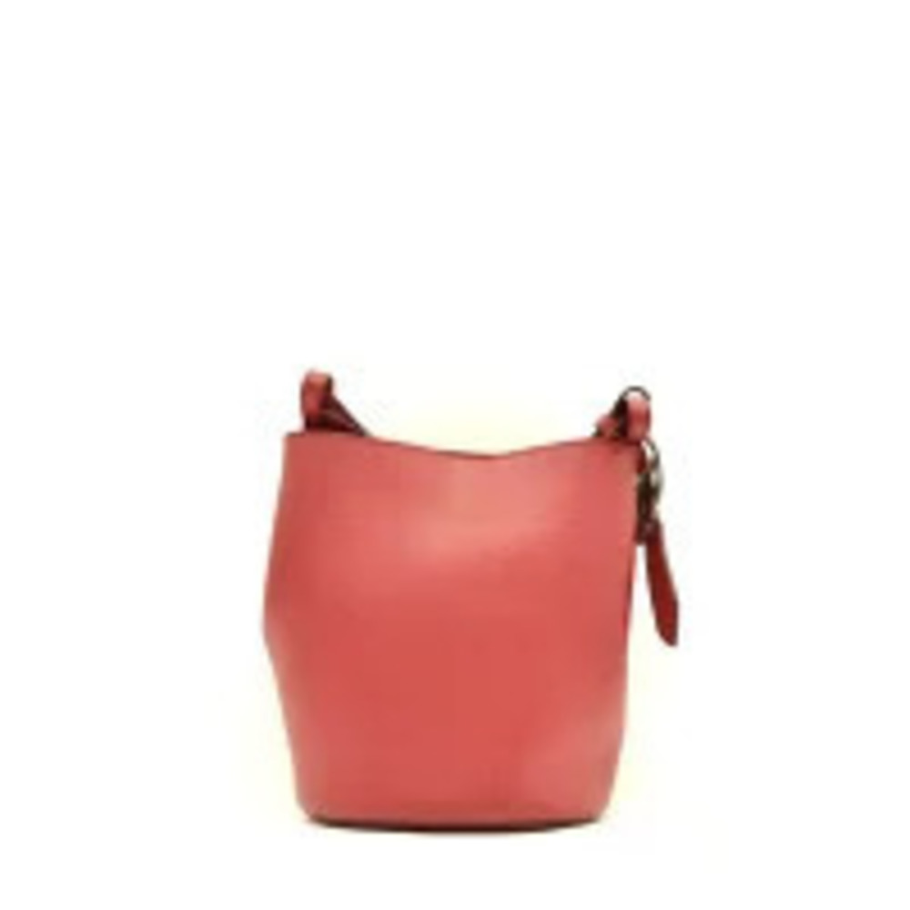 Burberry Hobo Bag Red Leather Red